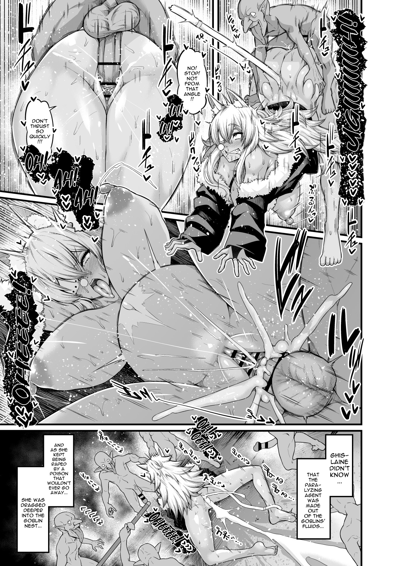 Hentai Manga Comic-Ghislaine, Going Out To Hunt Goblins-Read-4